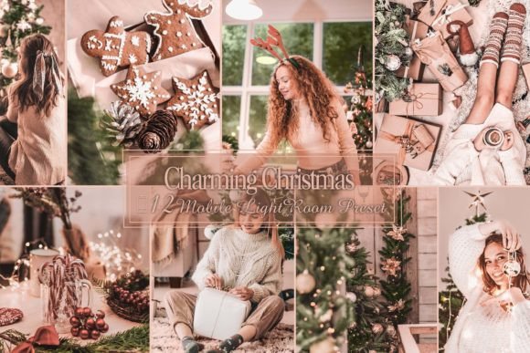Download 12 Lightroom Mobile, Charming Christmas - Mobile Collection