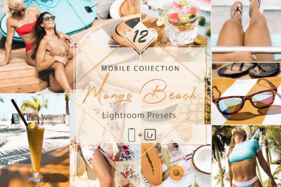 Download 12 Mobile Lightroom Presets, Mango Beach - Premium Resources
