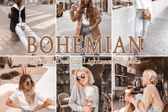 Download 3 Bohemian Lightroom Mobile Presets - Mobile Collection