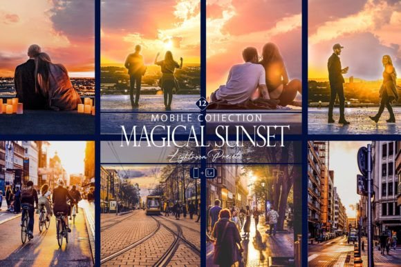 Download 12 Mobile Lightroom, Magical Sunset - Premium Resources