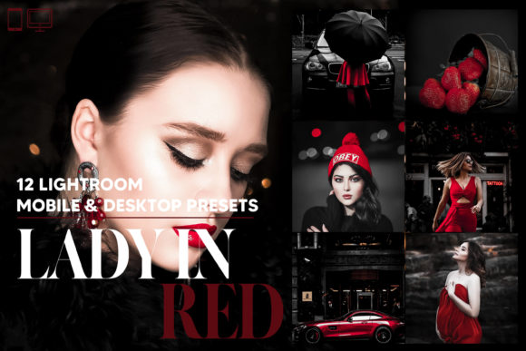 Download Lady in Red Lightroom Presets - Premium Resources